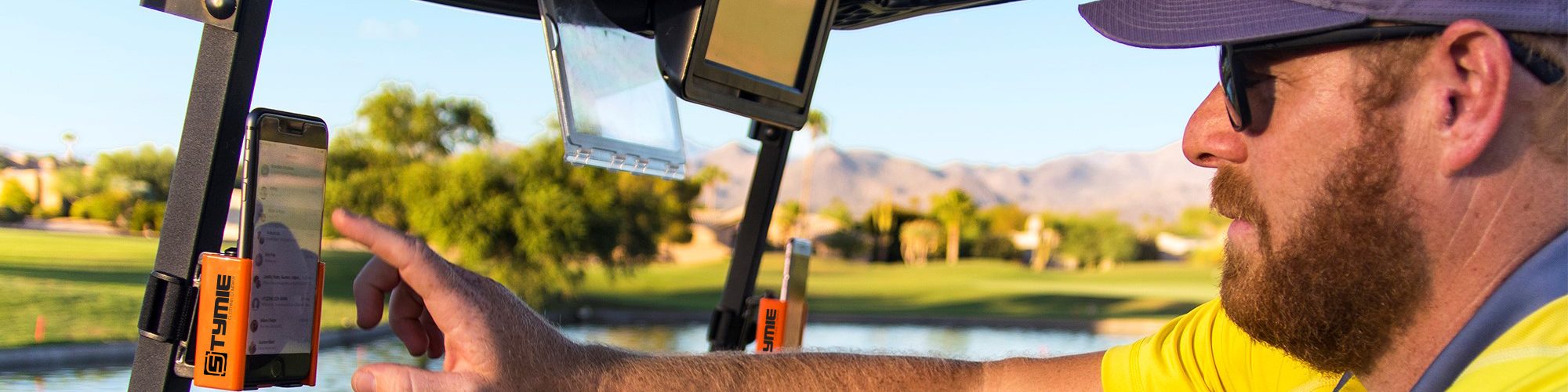 Custom Phone Caddy for Golf Cart